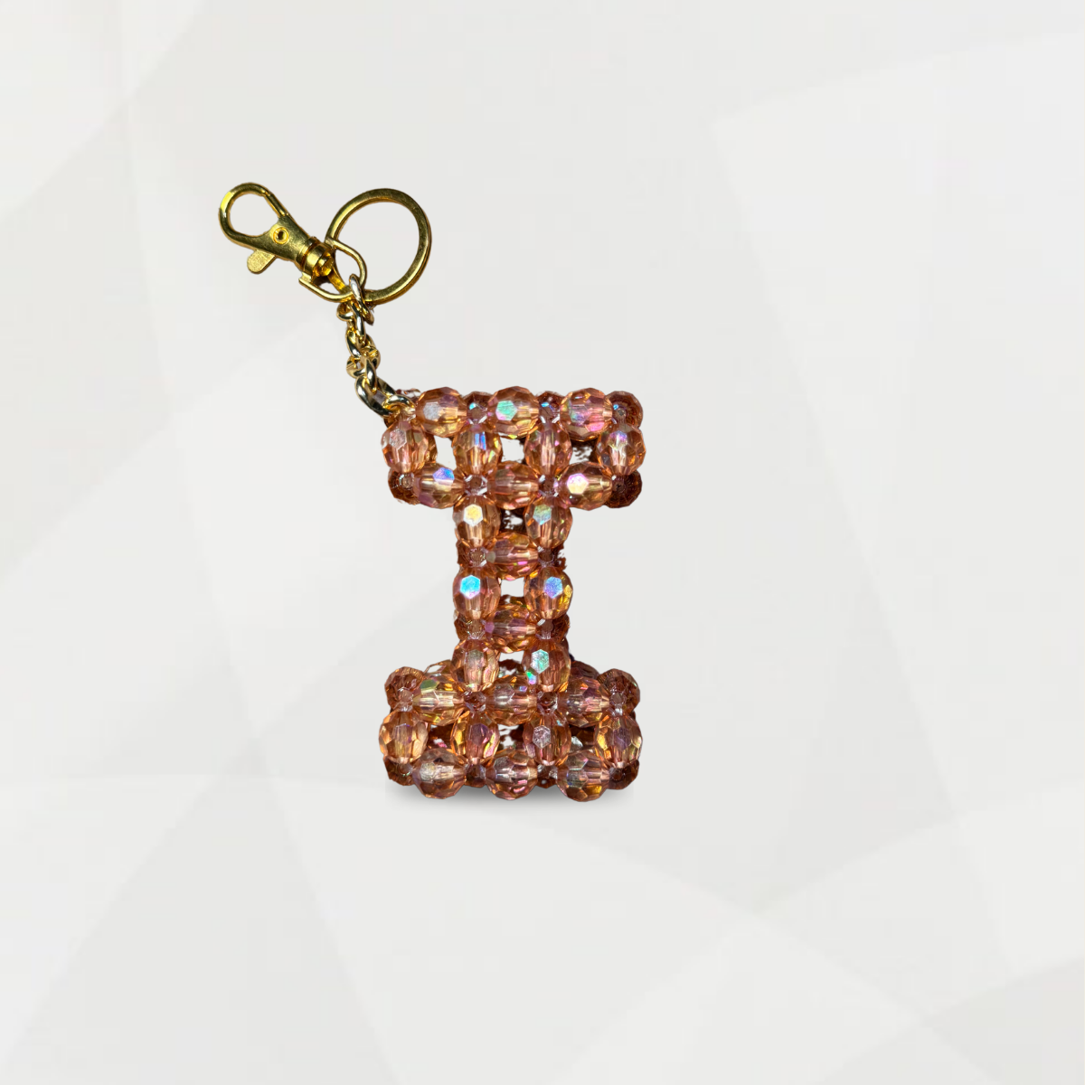LETTER KEYCHAIN