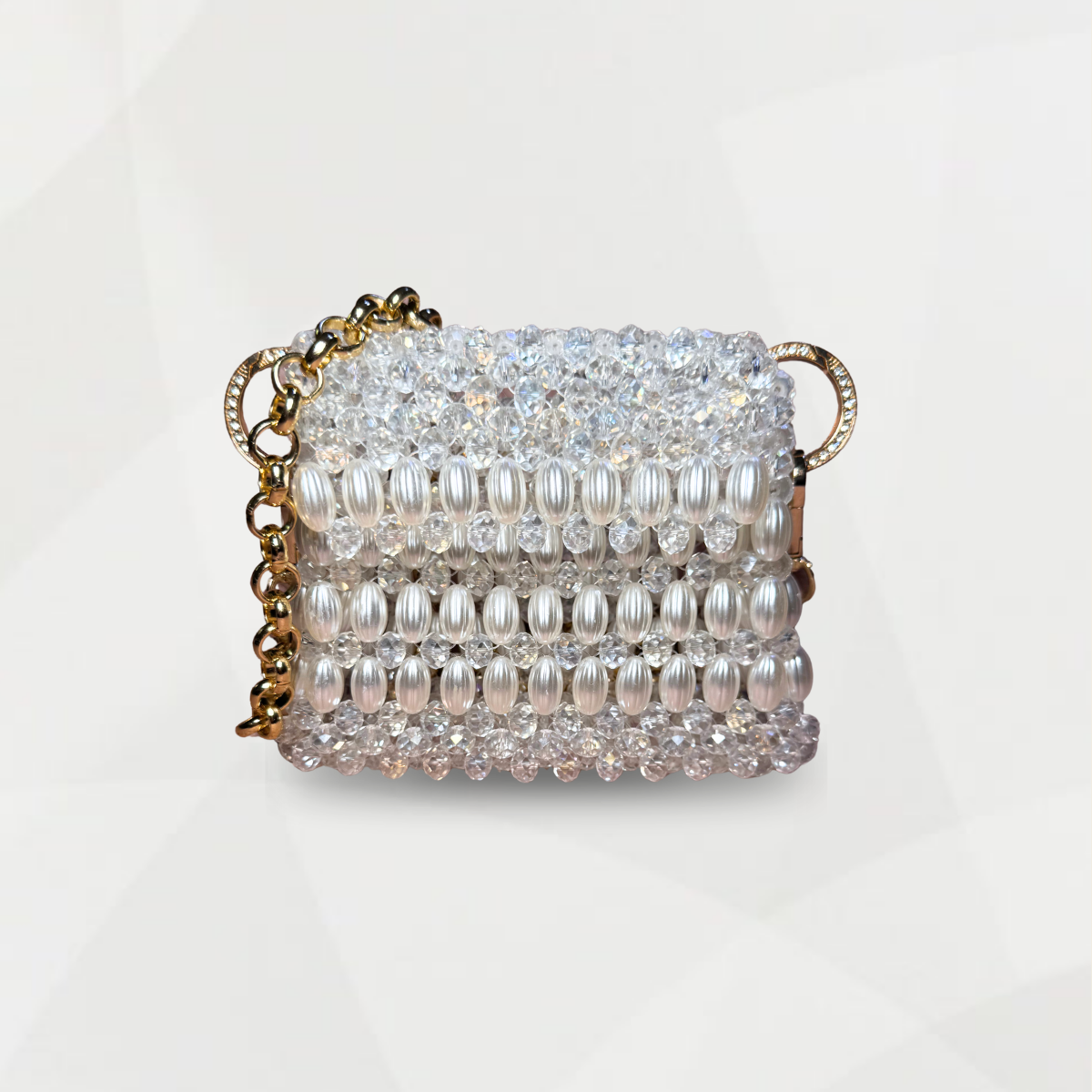IVORY CRYSTAL BAG