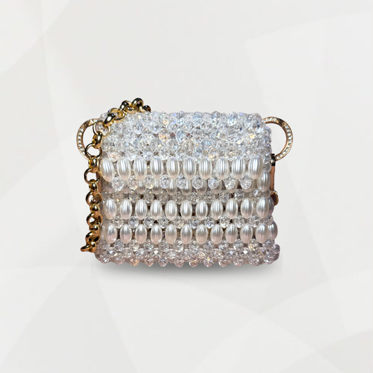 IVORY CRYSTAL BAG
